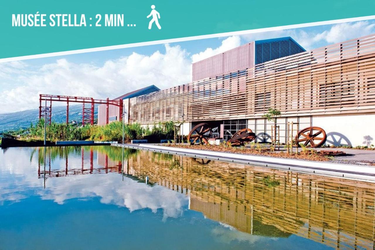 Ti Case Fleurie * Piscine * Jardin Tropical サン・ル エクステリア 写真